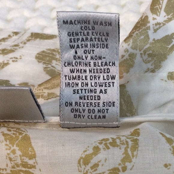 Chico's Gold Ivory Full Zip Jacket Size 1/M - Picture 7 of 9